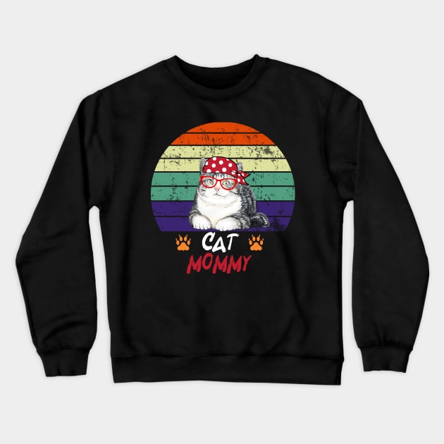 cat mommy Crewneck Sweatshirt by sevalyilmazardal